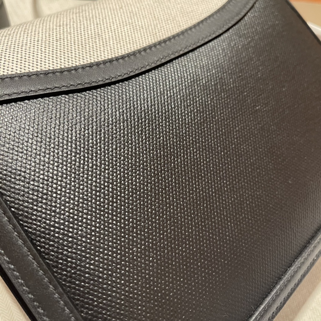 에르메스 콘스탄스24 캔버스 블랙 은장